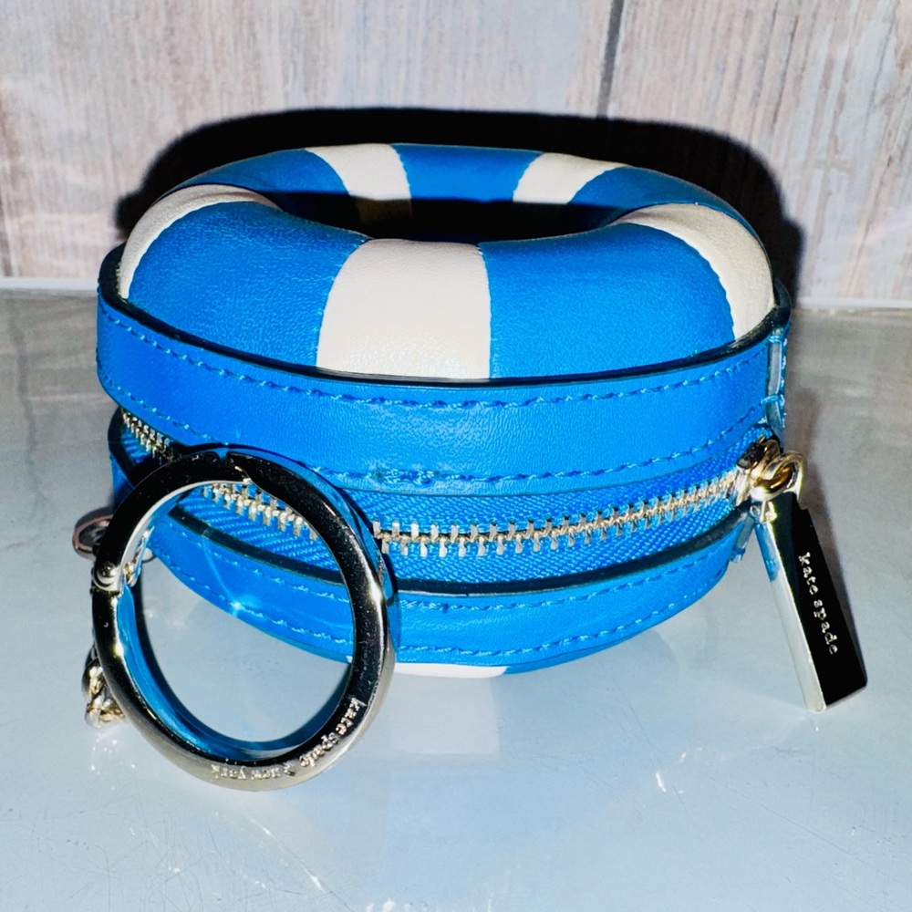 Kate Spade Novelty Coin Purse Accessory Keychain Bag Charm #K7159 - EUC - Picture 8 of 17